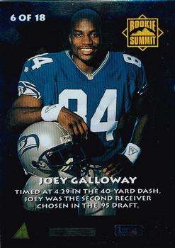 1995 Summit - Rookie Summit #6 Joey Galloway Back