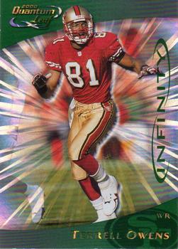 2000 Quantum Leaf - Infinity Green #243 Terrell Owens Front