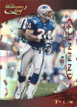 2000 Quantum Leaf - Infinity Red #171 Ty Law Front