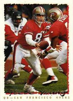 1995 Topps #300 Steve Young Front