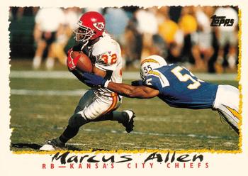 1995 Topps #121 Marcus Allen Front