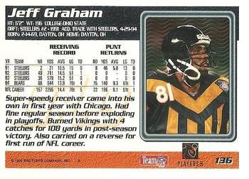 1995 Topps #136 Jeff Graham Back