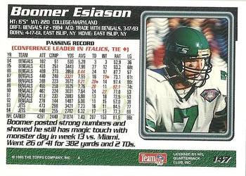 1995 Topps #147 Boomer Esiason Back