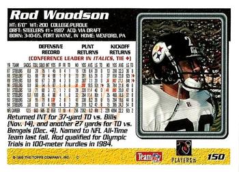 1995 Topps #150 Rod Woodson Back