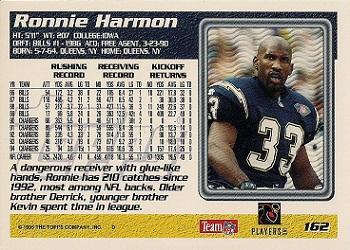 1995 Topps #162 Ronnie Harmon Back
