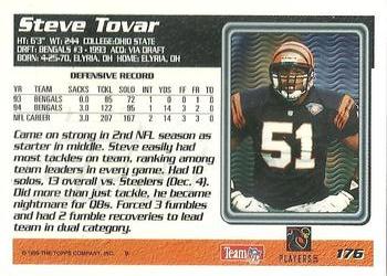 1995 Topps #176 Steve Tovar Back