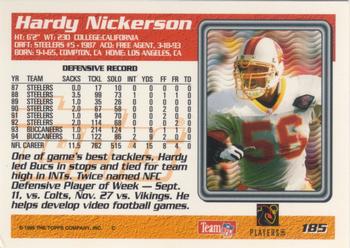 1995 Topps #185 Hardy Nickerson Back