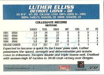 1995 Topps #232 Luther Elliss Back