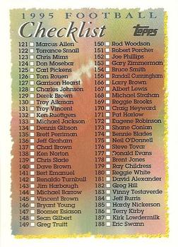 1995 Topps #248 Checklist: 121-248 Front