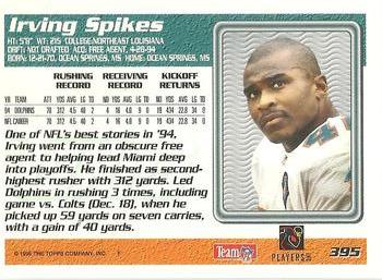 1995 Topps #395 Irving Spikes Back