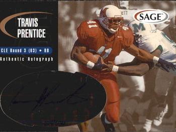 2000 SAGE - Autographs Bronze #A36 Travis Prentice Front