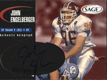 2000 SAGE - Autographs Red #A15 John Engelberger Front
