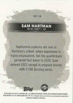 2022-23 Bowman's Best University - Campus Captains #CC-14 Sam Hartman Back