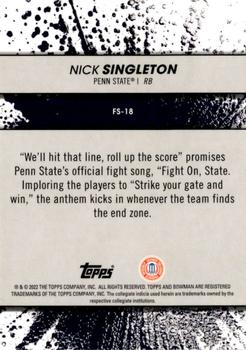 2022-23 Bowman's Best University - Fight Song #FS-18 Nick Singleton Back