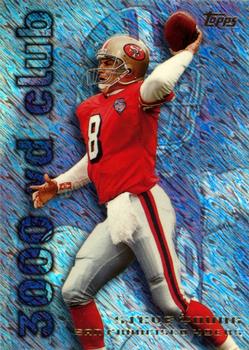 1995 Topps - 1000/3000 Yard Club Power Boosters #33 Steve Young Front