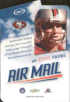 2000 Score - Air Mail #AM17 Steve Young Back