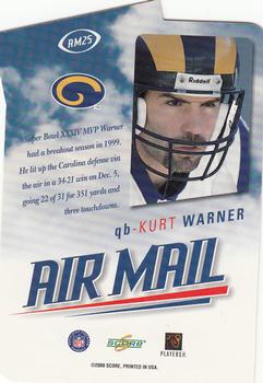 2000 Score - Air Mail #AM25 Kurt Warner Back