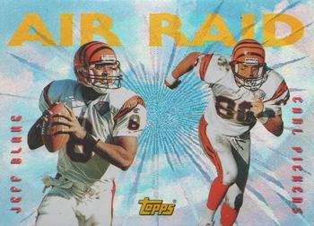 1995 Topps - Air Raid #AR7 Jeff Blake / Carl Pickens Front
