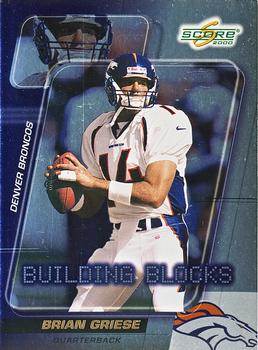 2000 Score - Building Blocks #BB13 Brian Griese Front