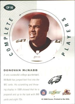 2000 Score - Complete Players #CP 10 Donovan McNabb Back