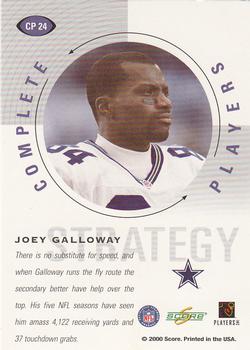 2000 Score - Complete Players #CP 24 Joey Galloway Back