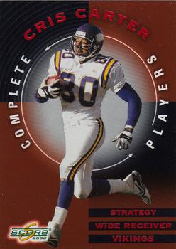 2000 Score - Complete Players #CP 25 Cris Carter Front
