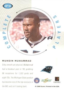 2000 Score - Complete Players Blue #CP 14 Muhsin Muhammad Back