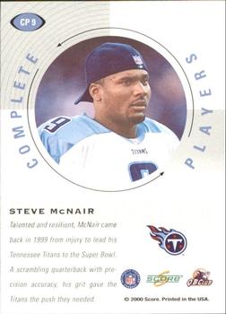 2000 Score - Complete Players Green #CP 9 Steve McNair Back