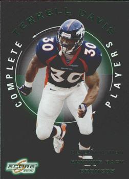 2000 Score - Complete Players Green #CP 30 Terrell Davis Front