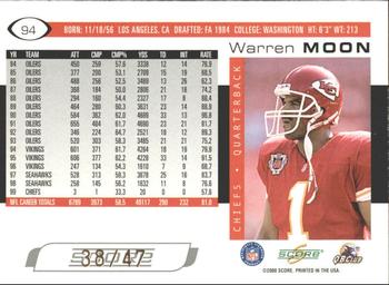2000 Score - Final Score #94 Warren Moon Back