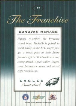 2000 Score - The Franchise #F5 Donovan McNabb Back