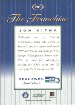 2000 Score - The Franchise #F31 Jon Kitna Back