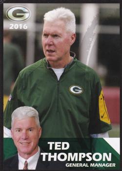 2016 Green Bay Packers Police - Support your local Police Department and Fire Department #1 Ted Thompson Front