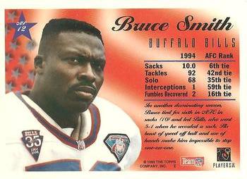 1995 Topps - All-Pros #AP12 Bruce Smith Back
