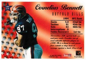 1995 Topps - All-Pros #AP18 Cornelius Bennett Back