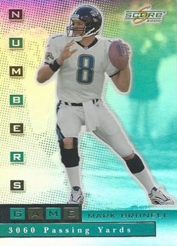 2000 Score - Numbers Game Silver #NG06 Mark Brunell Front