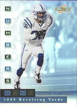 2000 Score - Numbers Game Silver #NG07 Marvin Harrison Front