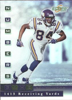 2000 Score - Numbers Game Silver #NG10 Randy Moss Front