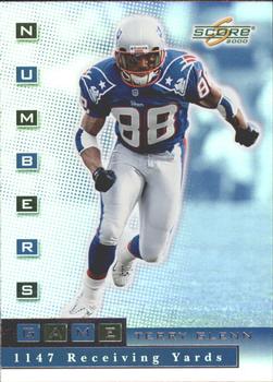 2000 Score - Numbers Game Silver #NG12 Terry Glenn Front