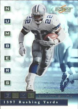 2000 Score - Numbers Game Silver #NG16 Emmitt Smith Front