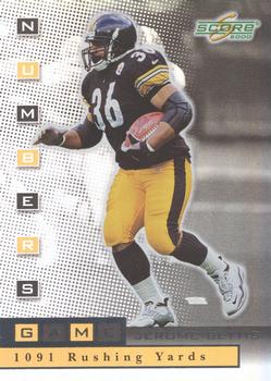 2000 Score - Numbers Game Silver #NG22 Jerome Bettis Front