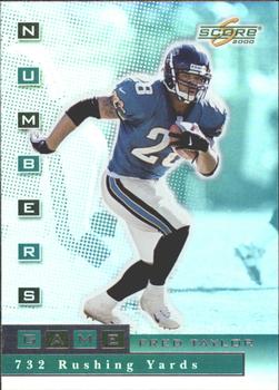 2000 Score - Numbers Game Silver #NG25 Fred Taylor Front