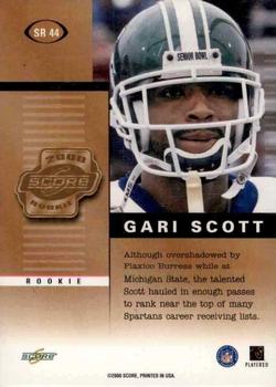 2000 Score - Rookie Preview Autographs #SR 44 Gari Scott Back