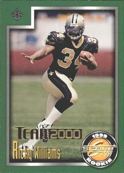 2000 Score - Team 2000 Gold #TM18 Ricky Williams Front