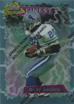 1995 Topps - Finest Boosters #166 Barry Sanders Front