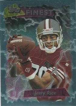 1995 Topps - Finest Boosters #185 Jerry Rice Front