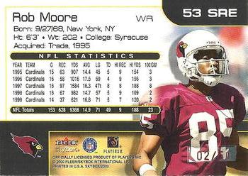 2000 SkyBox - Star Rubies Extreme #53 SRE Rob Moore Back