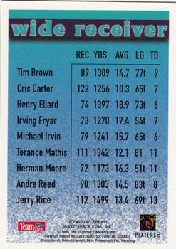 1995 Topps - Mystery Finest #NNO Tim Brown Back