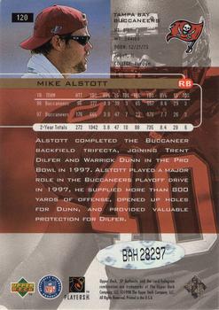 2000 SP Authentic - Buyback Autographs #120 Mike Alstott Back