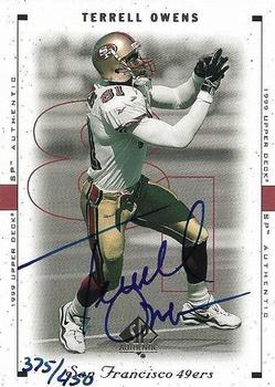 2000 SP Authentic - Buyback Autographs #77 Terrell Owens Front